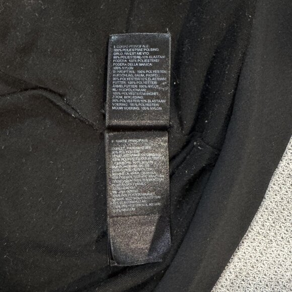 The North Face Womens Size M Black Osito Fleece Jacket Full Zip Fuzzy Pockets - Picture 13 of 14